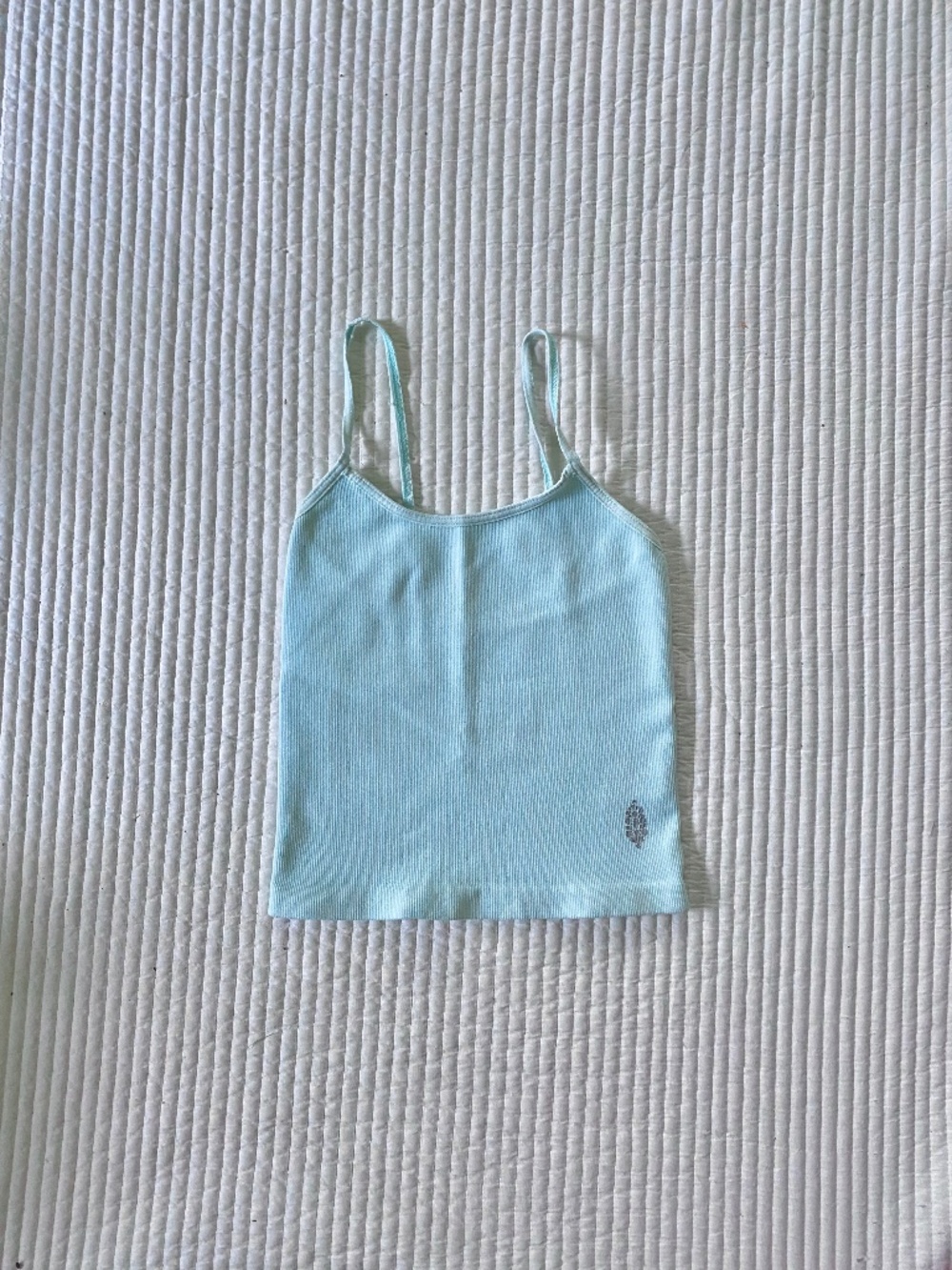 Light blue free people tank top
